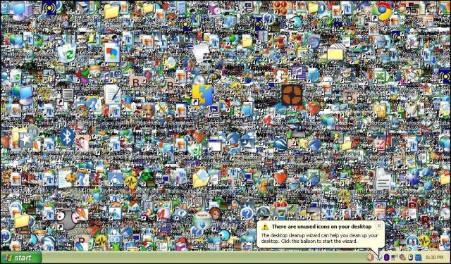 Desktop overload