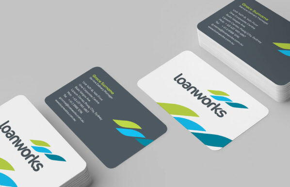 Loanworks business card design