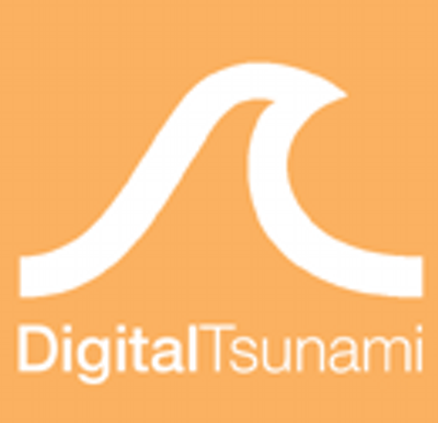 Digital Tsunami logo for copywriting testimonial