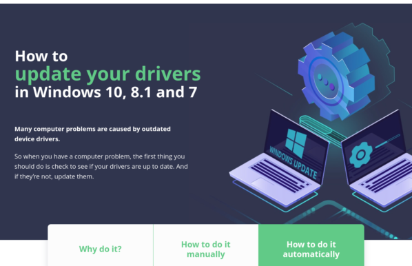Driver Easy technical copywriting and UX sample 1