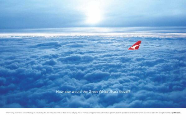 Qantas ad creative sample