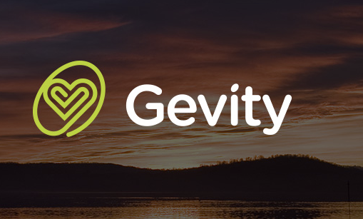 Gevity app logo for microcopy and UX portfolio